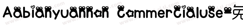 Aabianyuannon commercialuse字体转换